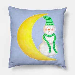 Christmas Snowman Pillow