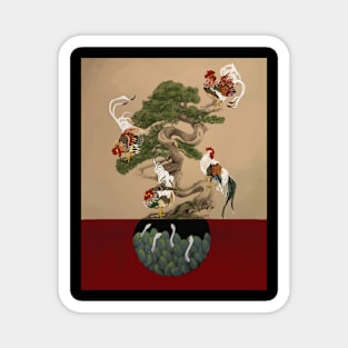 chicken tree Magnet