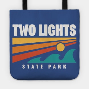 Two Lights State Park Maine Souvenir Lighthouse Tote