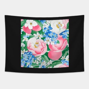 Roses nd forgetmenots Tapestry