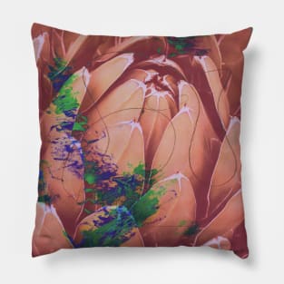 Painted flower Pillow