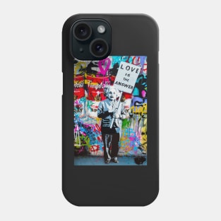 Banksy Love Is The Answer Phone Case