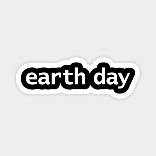 Earth Day Typography Magnet