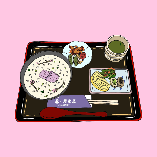 Japanese Breakfast Platter by lamaisondulapino