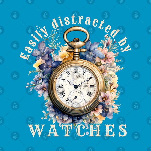 Easily distracted by Watches- Horologist Vintage Watch by Prints.Berry