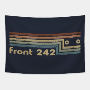 Front 242 Cassette Stripes Tapestry