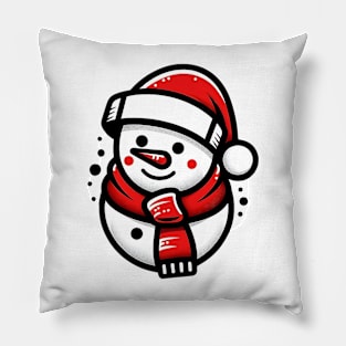 Snowy Smile Pillow