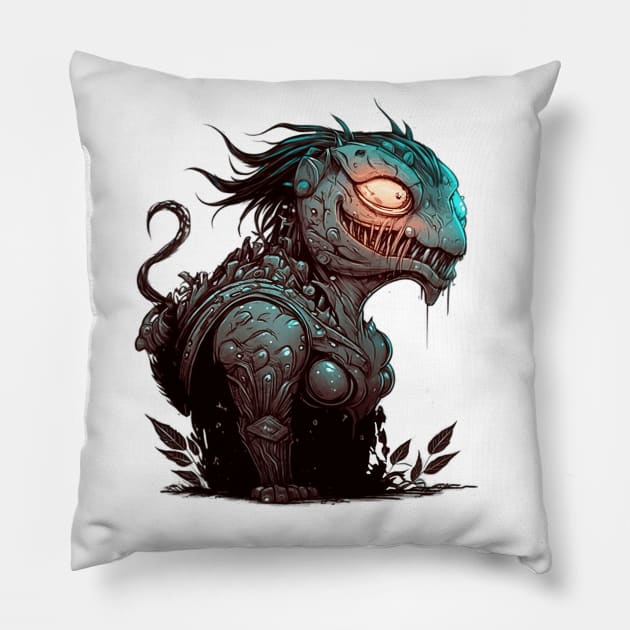 Mystical fantasy character. Pillow by AndreKENO