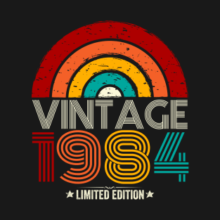 Vintage 1984 Limited Edition Birthday Gift T-Shirt
