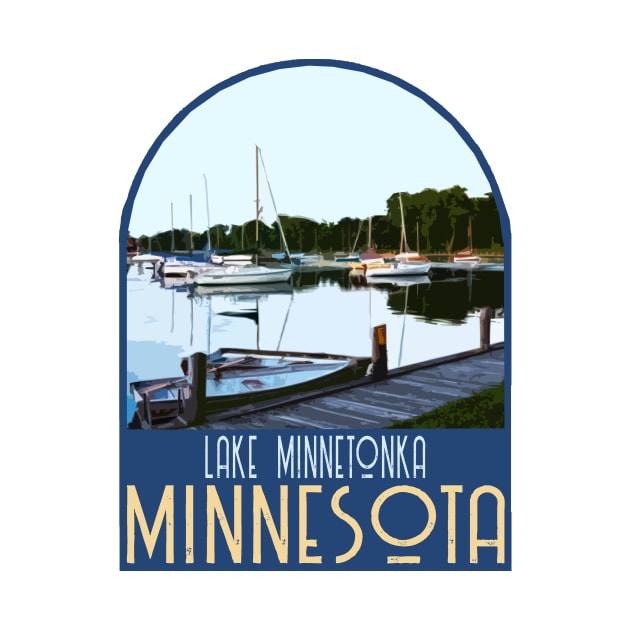 Lake Minnetonka Minnesota Decal by zsonn