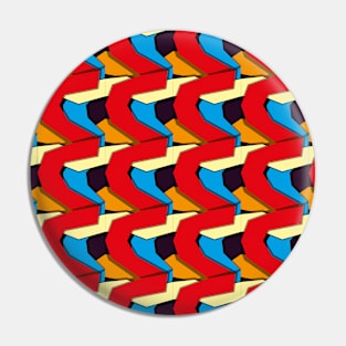 geometric flat pattern Pin