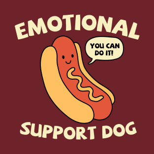 Emotional Support Dog Hot Dog T-Shirt