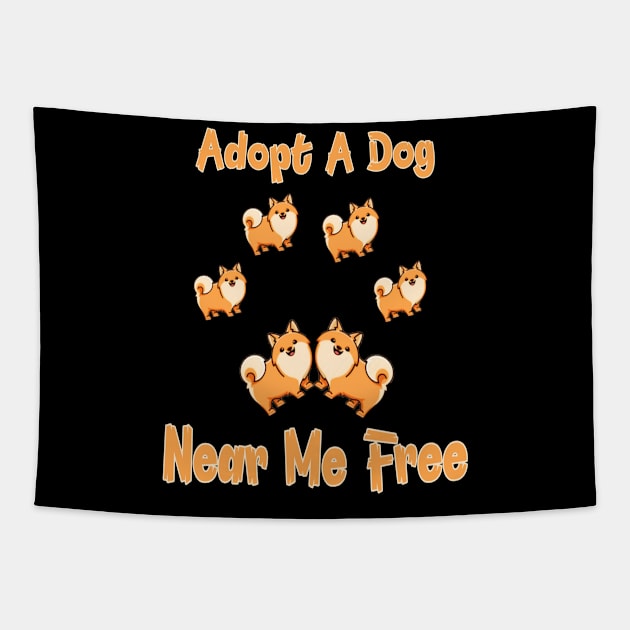 Adopt A Dog Near Me Free I like to adopt a dog Tapestry by Titou design