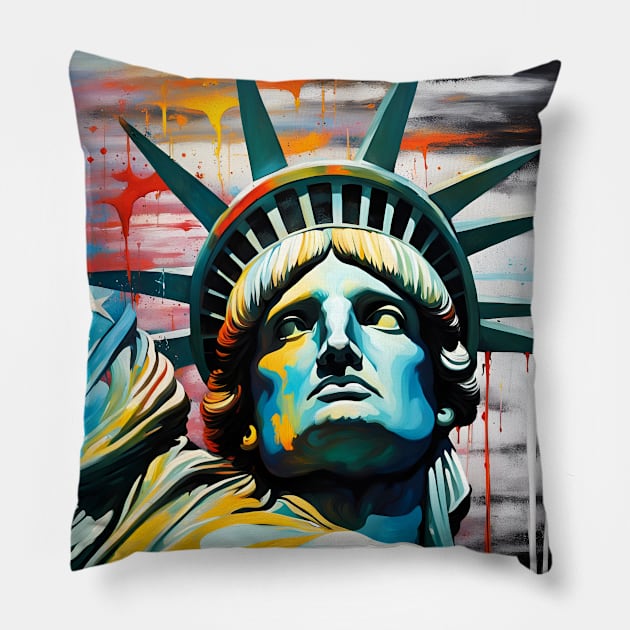 Lady Liberty Pillow by Lyvershop