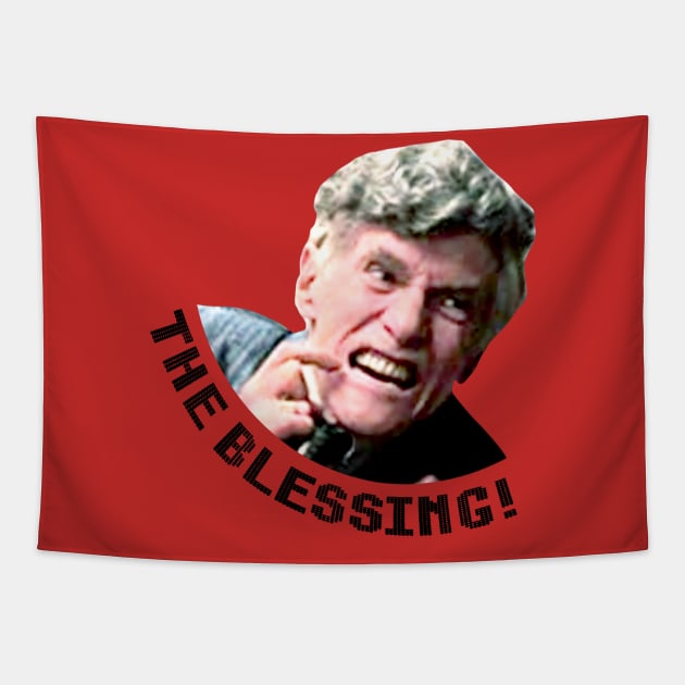 Uncle Luis The blessing Tapestry by AxLSTORE