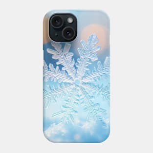 Snow Flake Nature Serene Tranquil Peace Phone Case