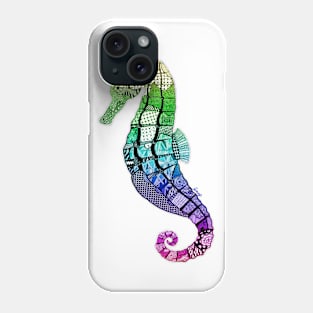 Seahorse Rainbow Phone Case