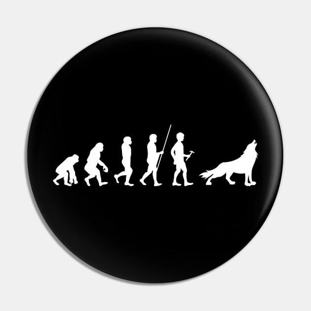 Evolution of Man Druid Wolf Pin by pixeptional