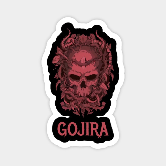 gojira art Magnet by JackRendang