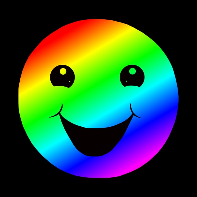 Happy Rainbow Smile by Art by Deborah Camp