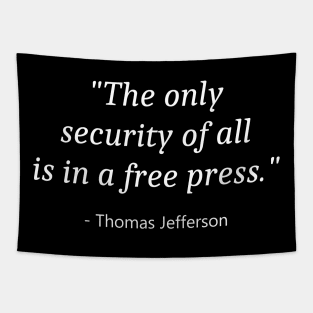 Freedom Of The Press Tapestry