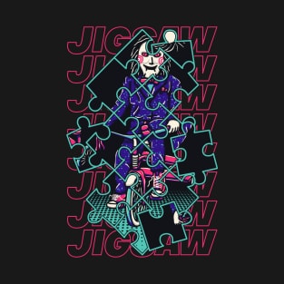 Saw Puppet Jigsaw Puzzle T-Shirt