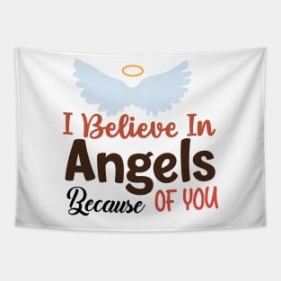 I Believe In Angels Tapestry