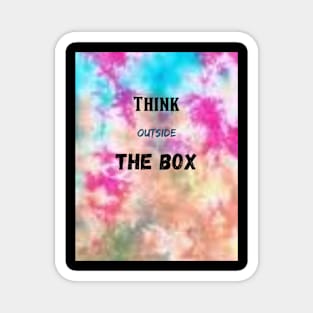 Think Outside The Box Magnet