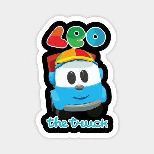 Leo the Truck Summer Hat Magnet