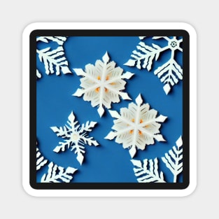 Snowflakes falling Magnet