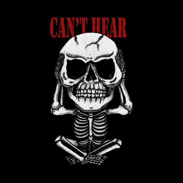 Can't Hear Skull by debonaart