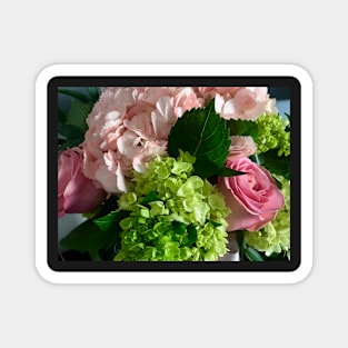 Hydrangeas and Roses Magnet