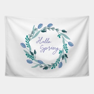 Spring wreath Tapestry