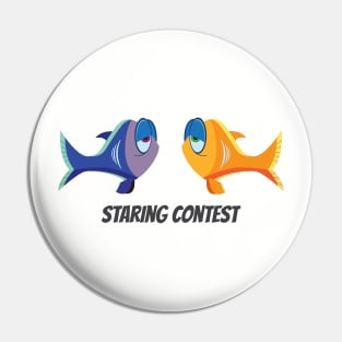 Staring Contest Pin