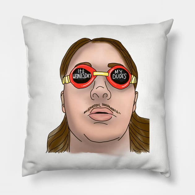 It’s Wednesday My Dudes Pillow by mailshansen