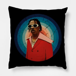 Chart-Topping Couture Lil's Billboard Brilliance on Display Pillow