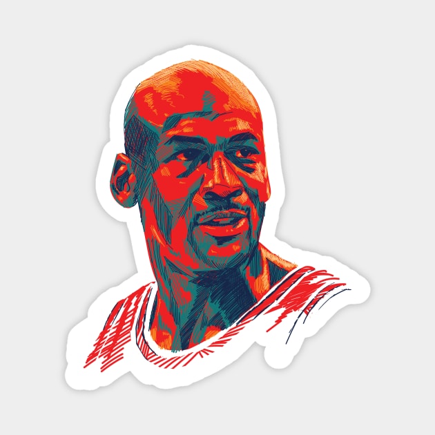 Michael Jordan Magnet by lazartemarjun