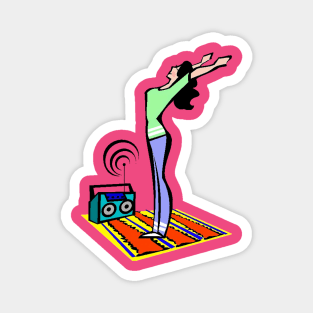 Feelin' It Vintage 90s Vibes Magnet