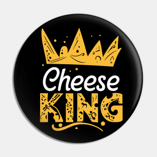 Cheese King Crown Pin