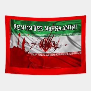 Remember Mahsa Amini - Iran Protests Tapestry