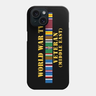 WWII Veteran w MIDDLE SVC Phone Case