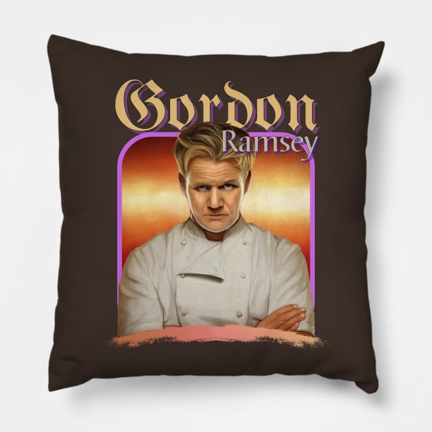 Gordon Ramsay Retro Pillow by The seagull strengths