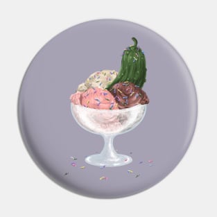 Pickles n Ice Cream Pin