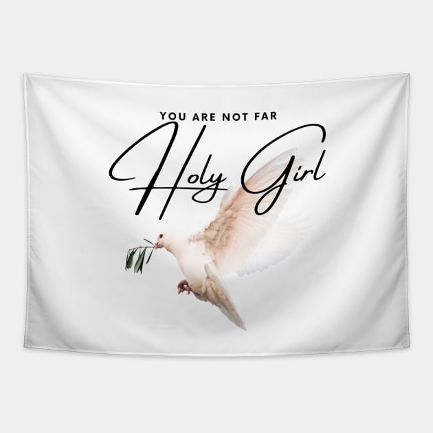 Holy Girl - Bad Translation English Quote Bad Grammar Tapestry by raspberry-tea