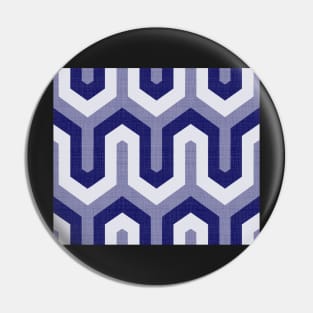 Indigo Greek Pin