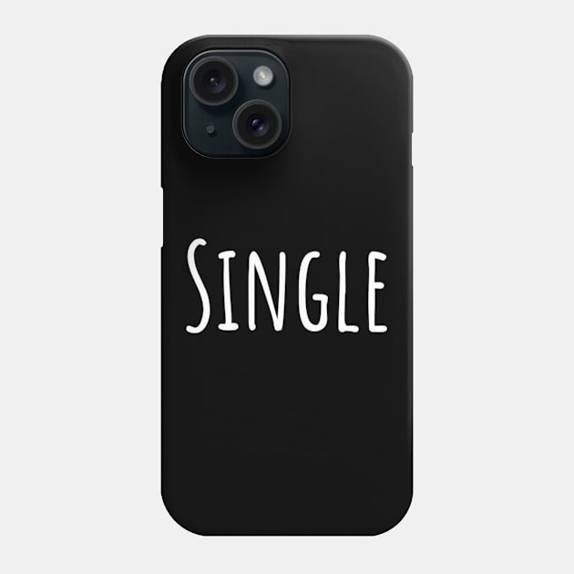 Single Funny Emotional Lonely Lovely New Generation Inspiration Open Minded Man's & Woman's Phone Case by Salam Hadi