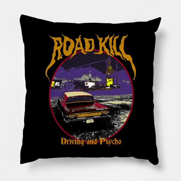 ROADKILL Pillow by grimmfrost