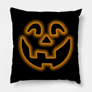 Funny jack o lantern happy halloween party Pillow