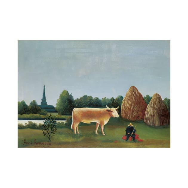 Scene in Bagneux on the Outskirts of Paris by Henri Rousseau by Classic Art Stall