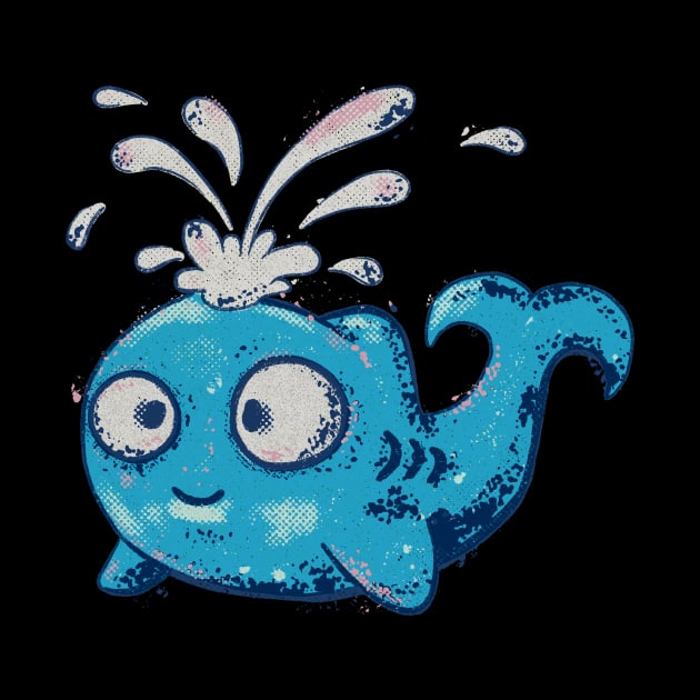 Cute Whale Funny Sea Animal Marine Kids by Foxxy Merch